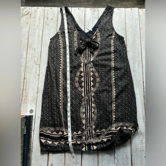 Free People | beaded | tie front | art deco | tank | tunic | dress | S - Picture 4 of 13